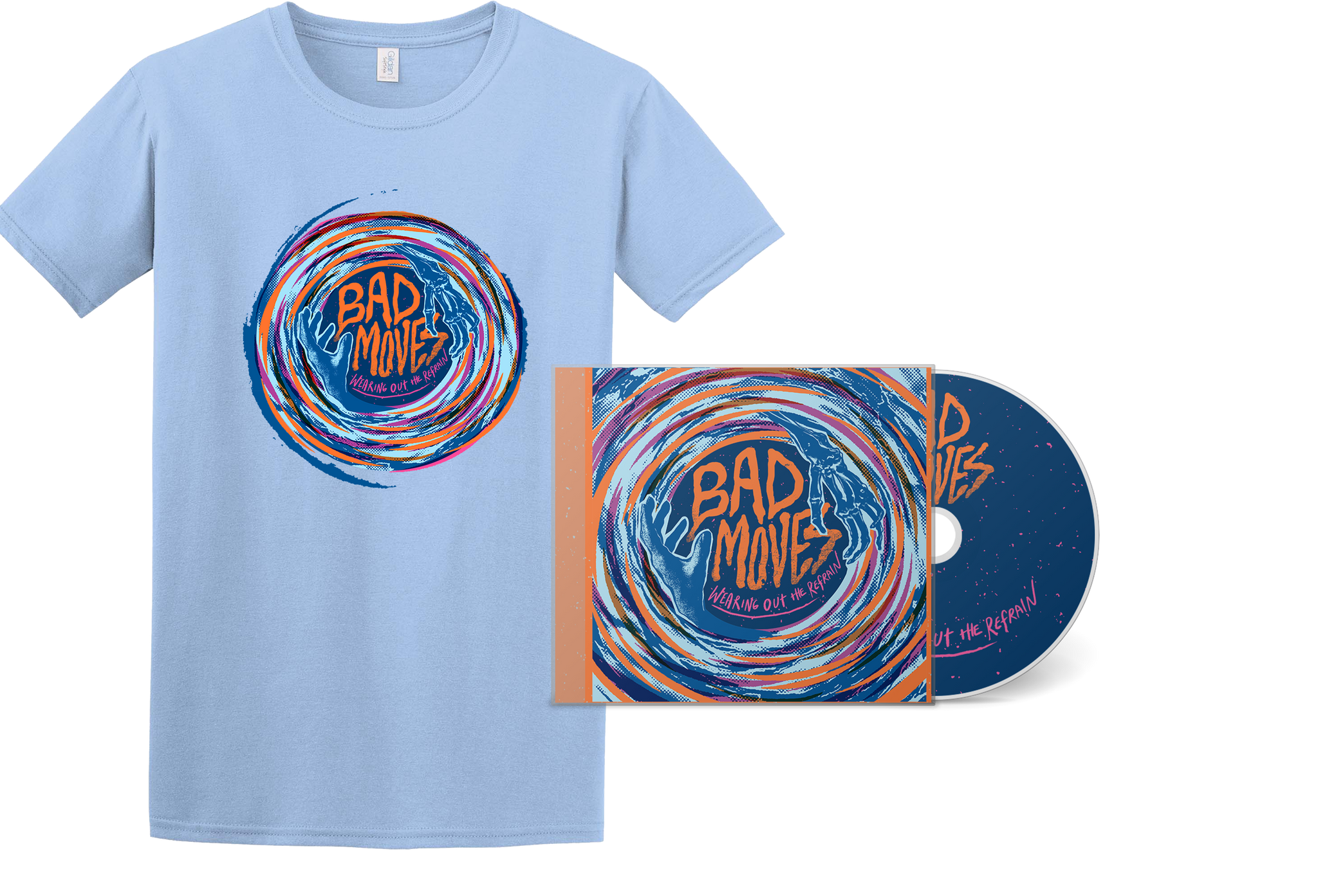 Bad Moves Wearing Out The Refrain Shirt + CD