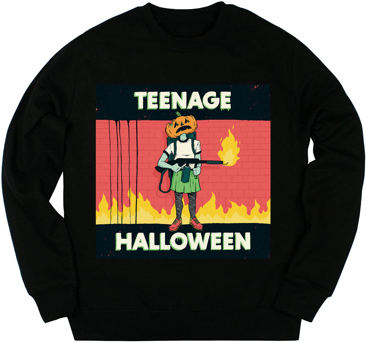 Teenage Halloween "Teenage Halloween" Crewneck Sweatshirt